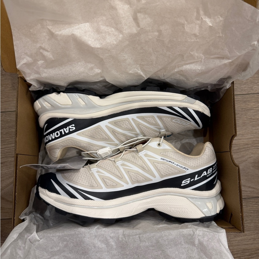 Salomon XT-6 Rainy Day/Black/White Shoes